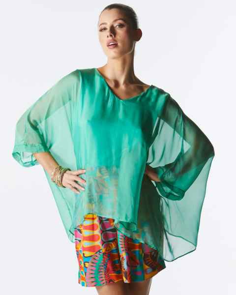 17321TWFA Blooming Silk Top