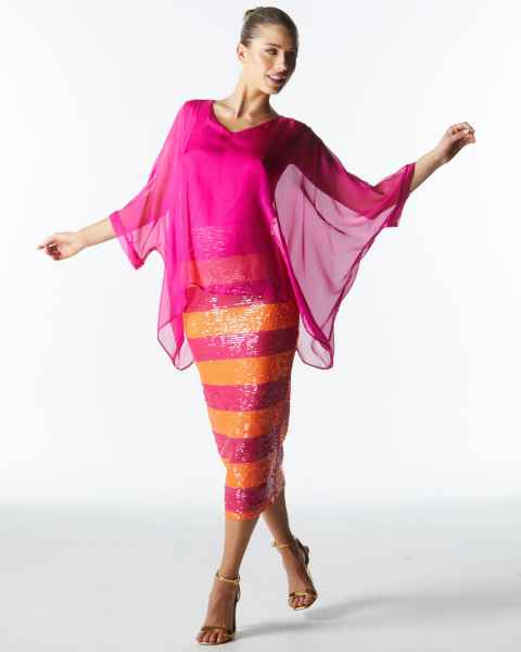 17321TWFA Blooming Silk Top