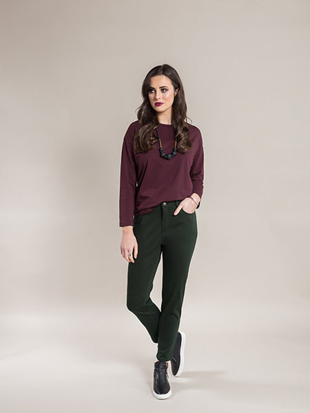 SKINNY ANKLE GRAZER PANT