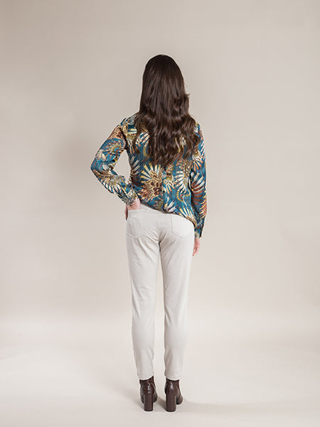 SKINNY ANKLE GRAZER PANT