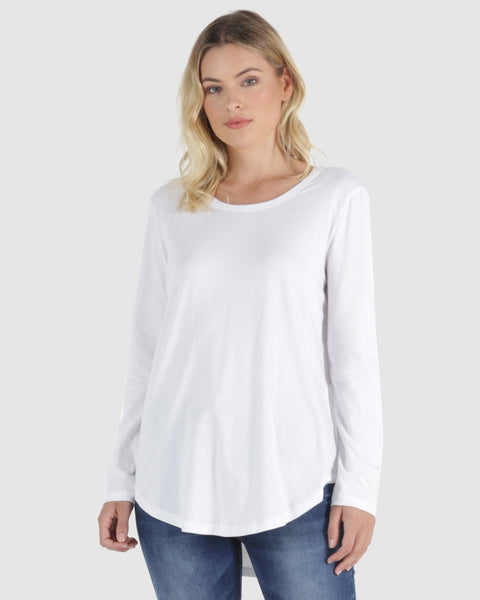 BB268 MEGAN LG SLV TOP