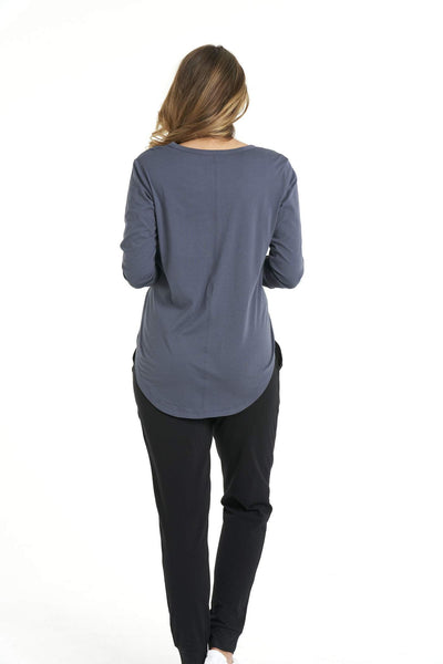 BB268 MEGAN LG SLV TOP