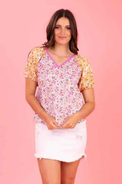 CH345 Ana Top Floral