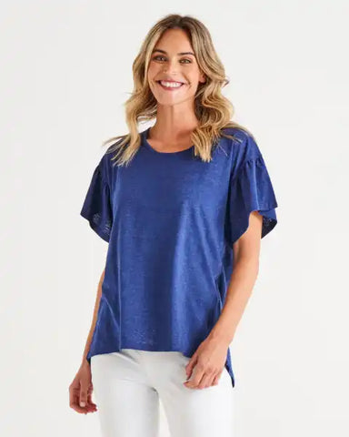 BB2019 Alessi Frill Top by Betty Basics