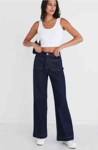 Zoey Zoey Wide Leg Pocket Jean