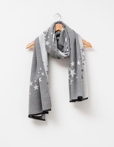 Grey Twinkle Scarf